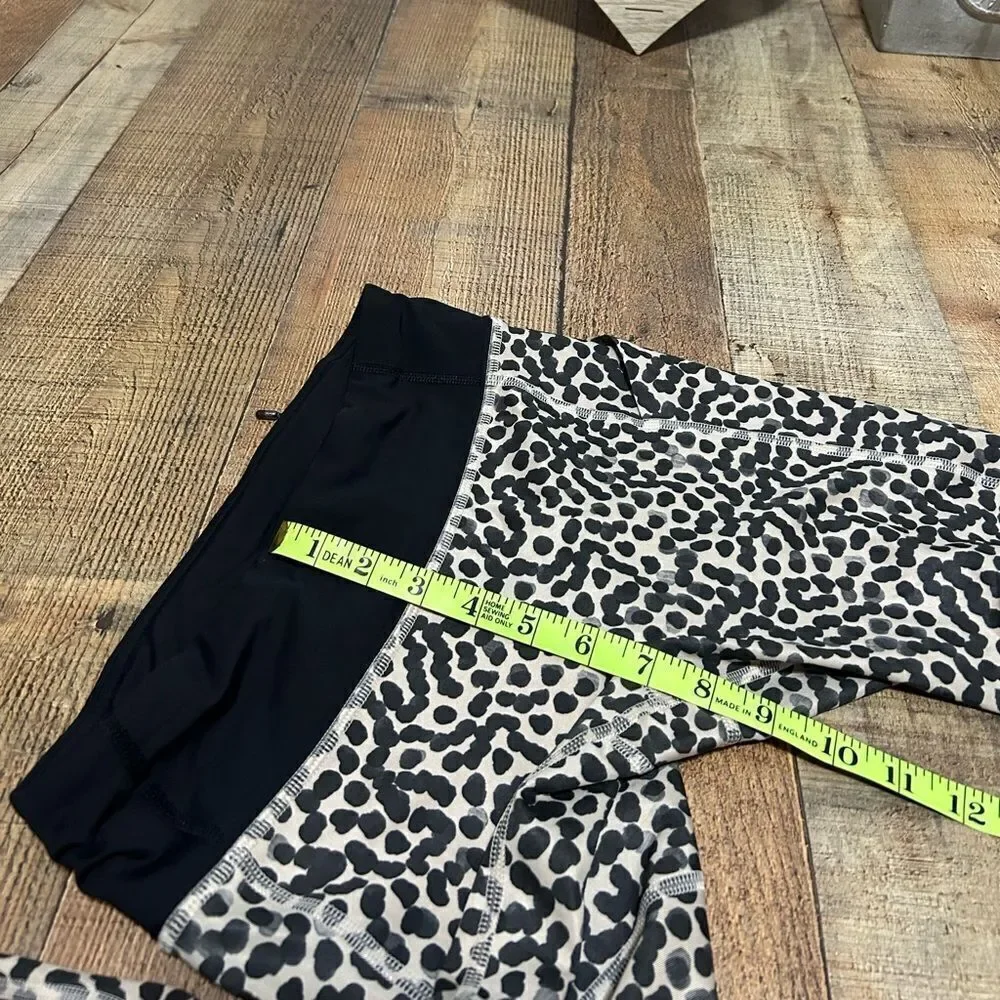Lululemon Pace Rival Crop *Full-On Luxtreme Ace Spot Grain Black / Black